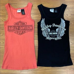 2 Harley Davidson Tank Tops